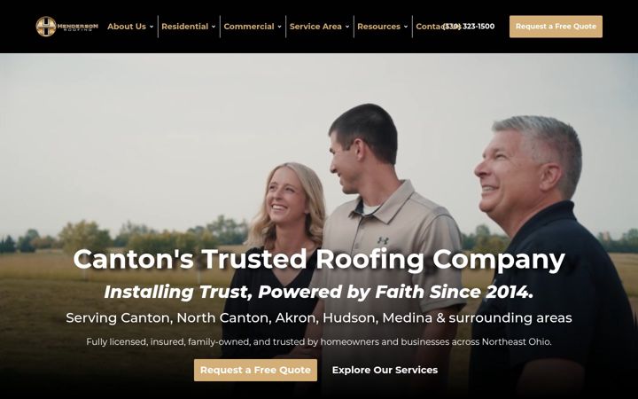 Screenshot of hendersonohio.com