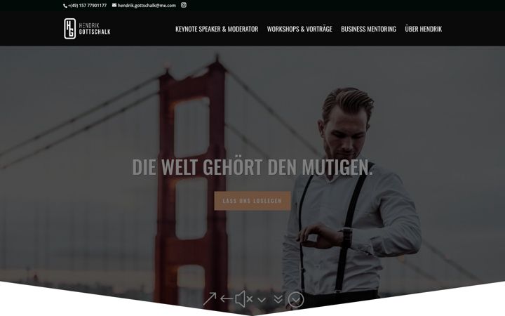 Screenshot of hendrikgottschalk.de