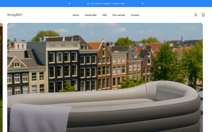Screenshot of hendybad.com