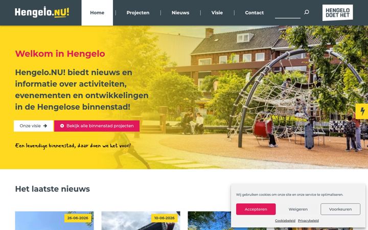 Screenshot of hengelo.nu