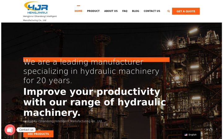 Screenshot of hengjinruilift.com