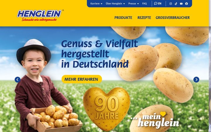 Screenshot of henglein.de