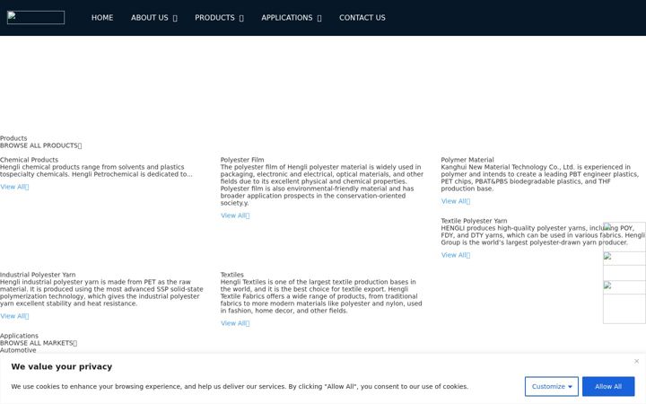 Screenshot of hengli.com