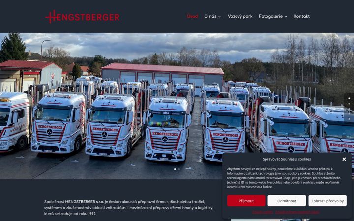 Screenshot of hengstberger.eu