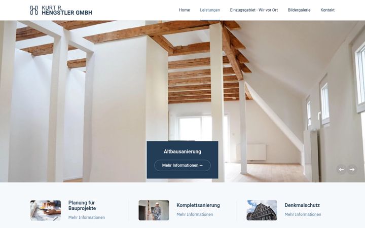 Screenshot of hengstler-gmbh.de