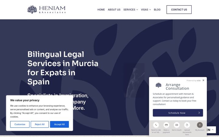 Screenshot of heniam.es