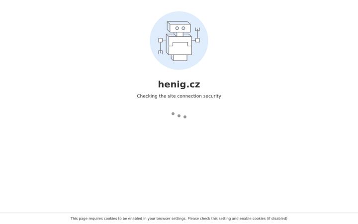Screenshot of henig.cz