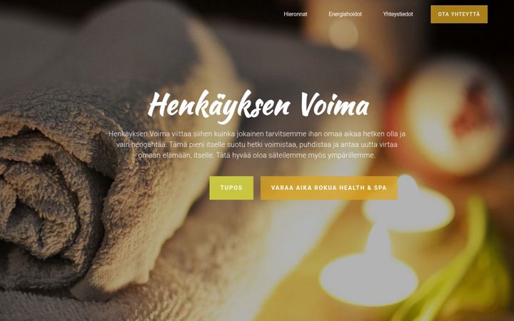 Screenshot of henkayksenvoima.fi