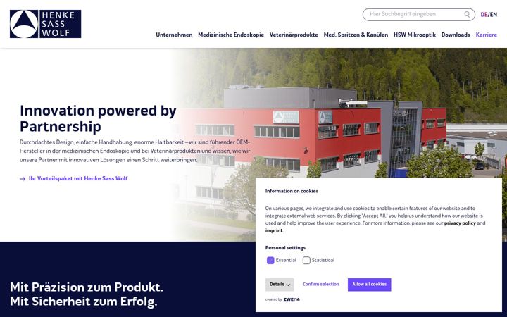 Screenshot of henkesasswolf.de