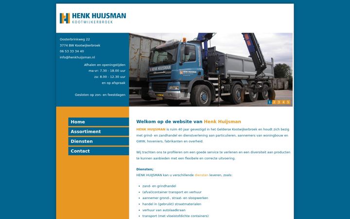 Screenshot of henkhuijsman.nl