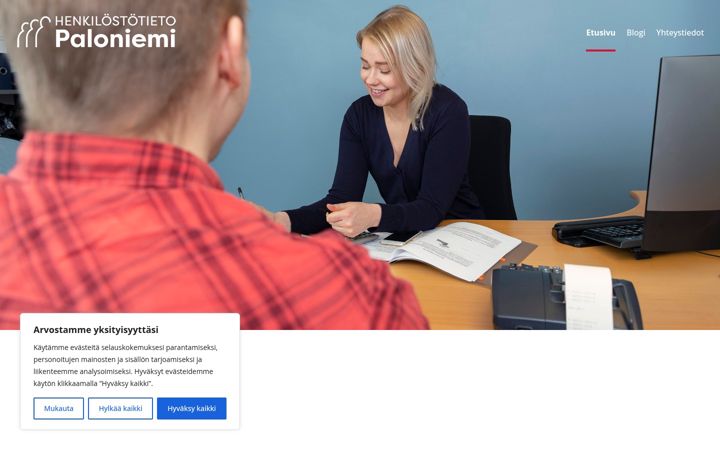 Screenshot of henkilostotieto.fi