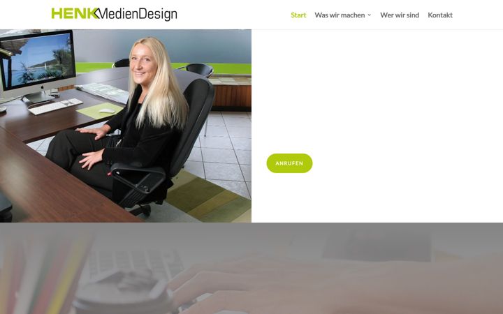 Screenshot of henkmediendesign.de