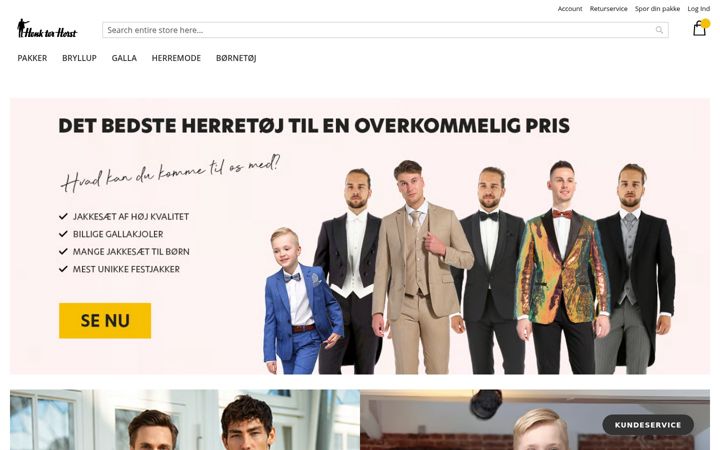 Kuvakaappaus sivustosta henkterhorst.dk
