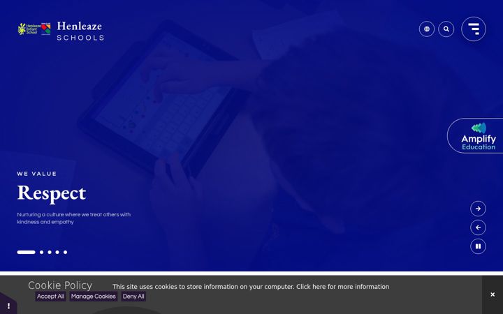 Screenshot of henleaze-inf.bristol.sch.uk