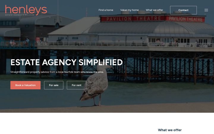 Screenshot of henleysea.co.uk
