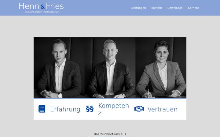 Screenshot of henn-fries.de