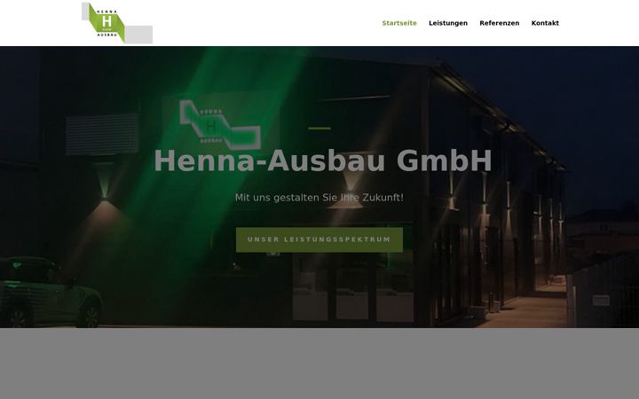 Screenshot of henna-ausbau.de