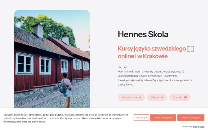 Screenshot of hennes-skola.pl