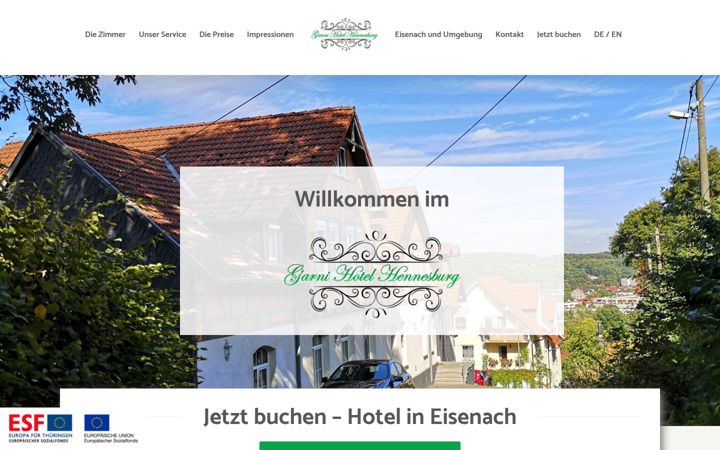 Screenshot of hennesburg.de