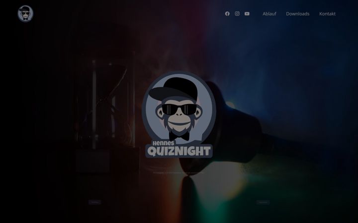 Screenshot of hennesquiznight.de