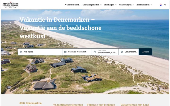 Screenshot of hennestrand.nl