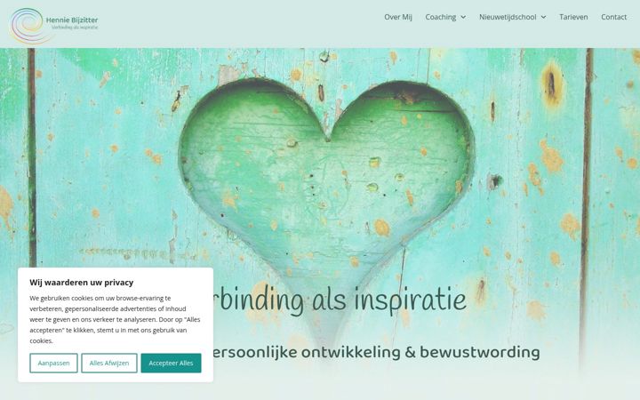 Screenshot of hennie.nu