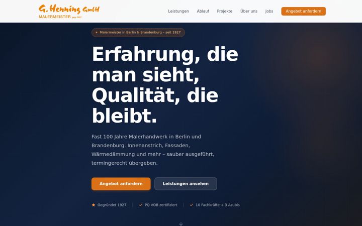 Screenshot of henning-malermeister.de