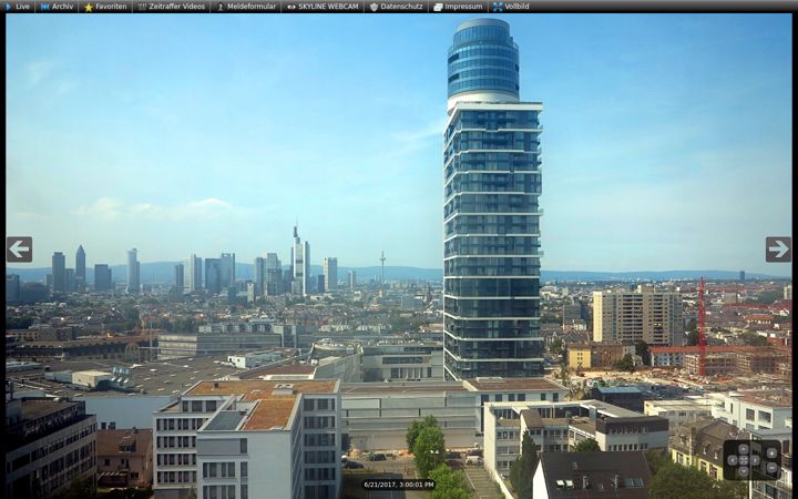 Screenshot of henninger-turm-webcam.de