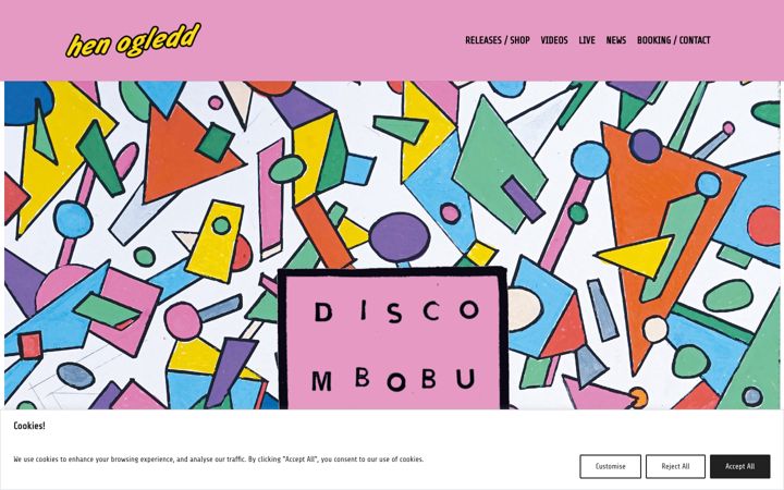 Screenshot of henogledd.com