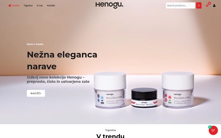 Screenshot of henogu.com