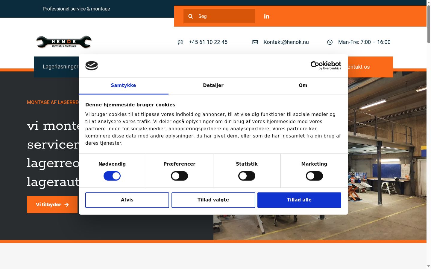 Capture d'écran de la bannière de consentement affichée avant toute interaction