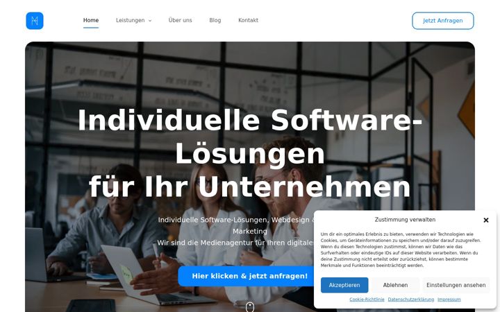 Screenshot of henomedia.de