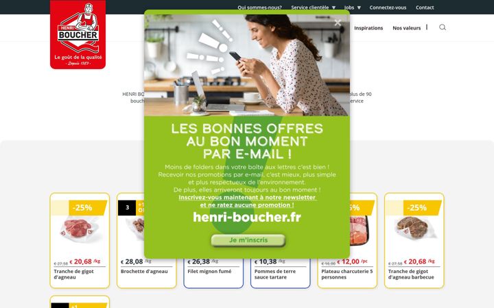 Screenshot of henri-boucher.fr