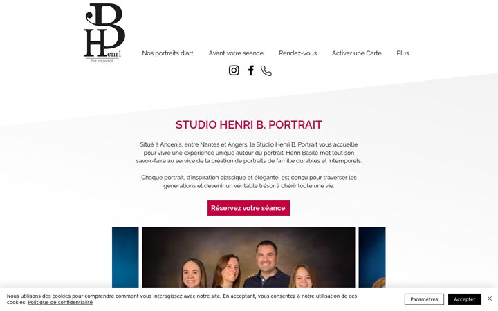Screenshot of henribportrait.fr
