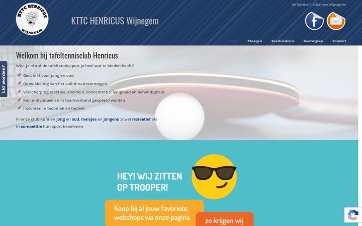 Screenshot of henricus.be