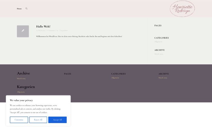 Screenshot of henriette-redesign.at