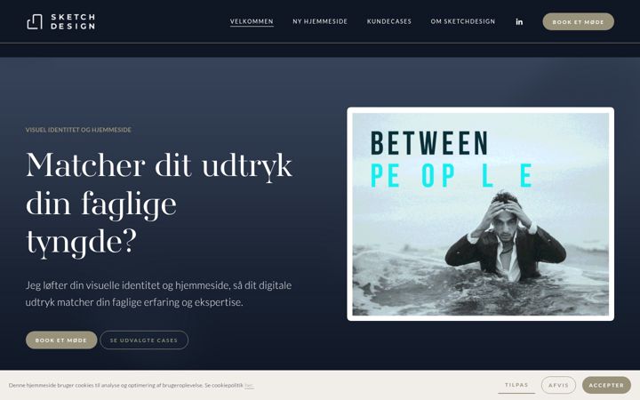 Screenshot of henriettefredslund.dk
