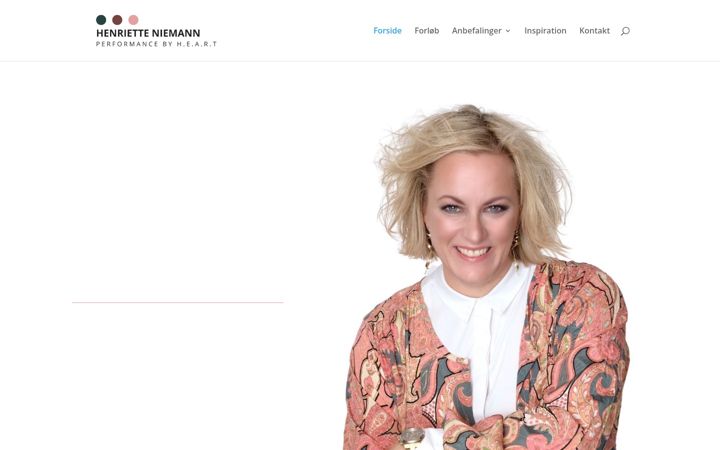 Screenshot of henrietteniemann.dk
