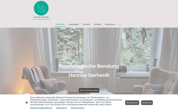 Screenshot of henrikegerhardt.de