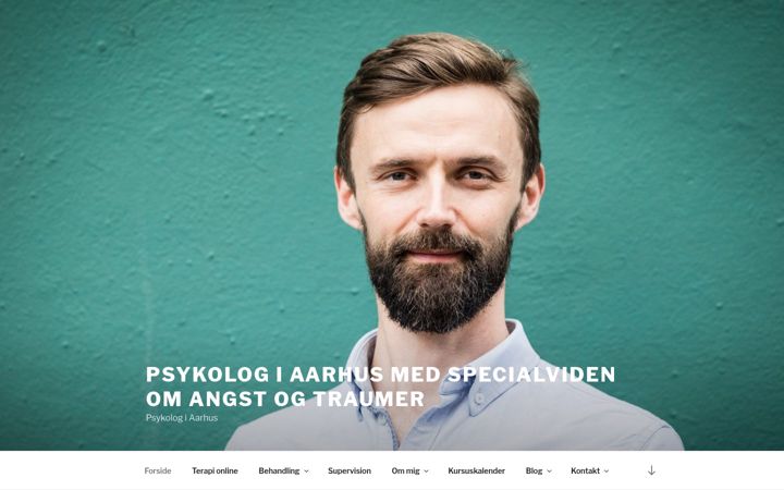 Screenshot of henrikholmhansen.dk