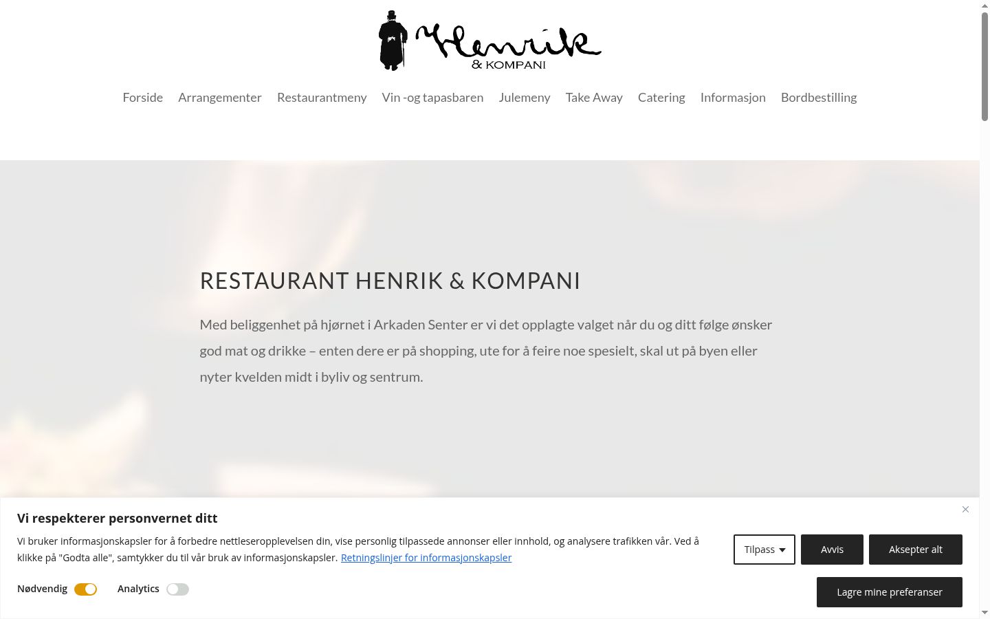 Screenshot tal-banner tal-kunsens muri qabel kwalunkwe interazzjoni