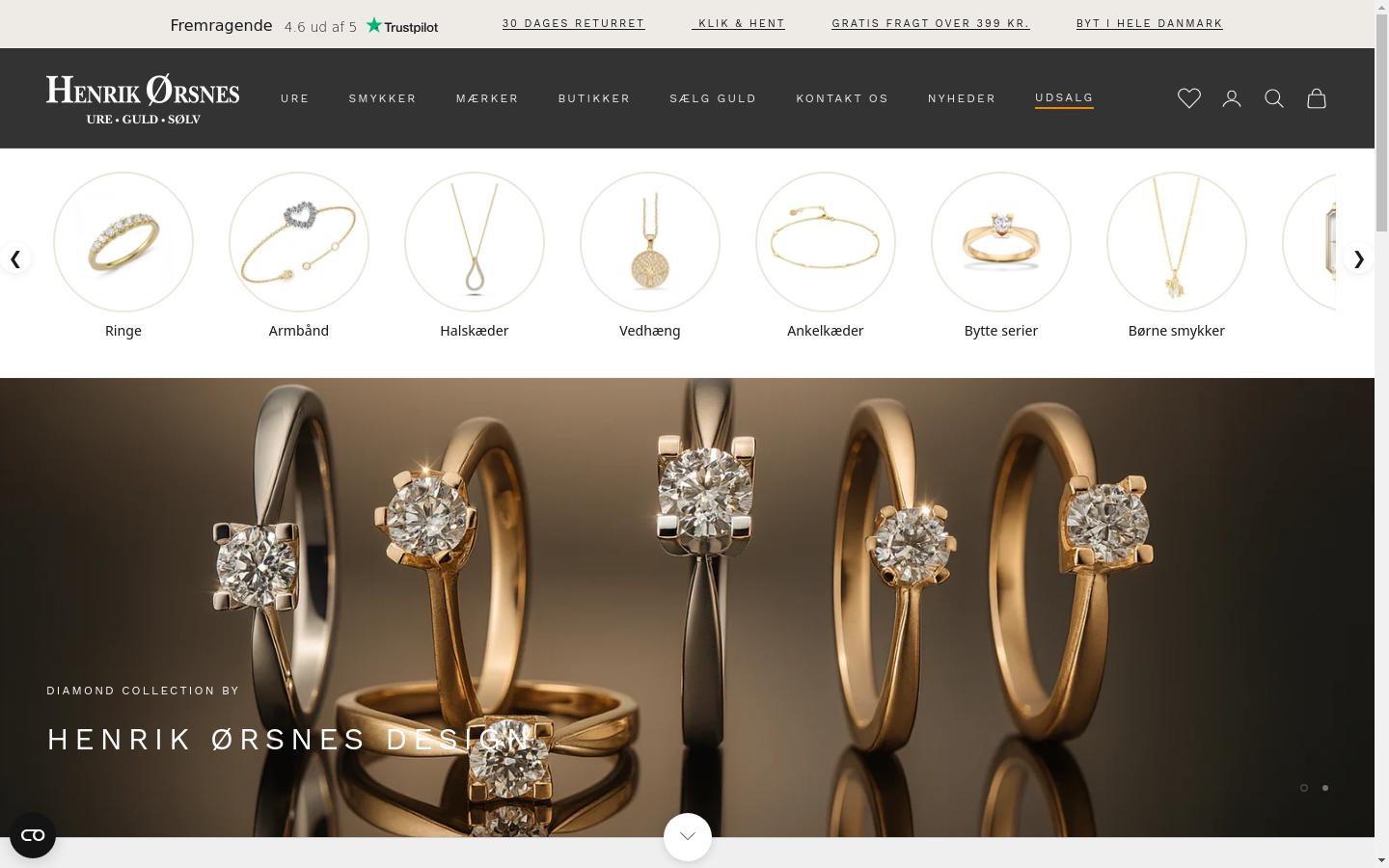 Screenshot of henrikorsnes.dk