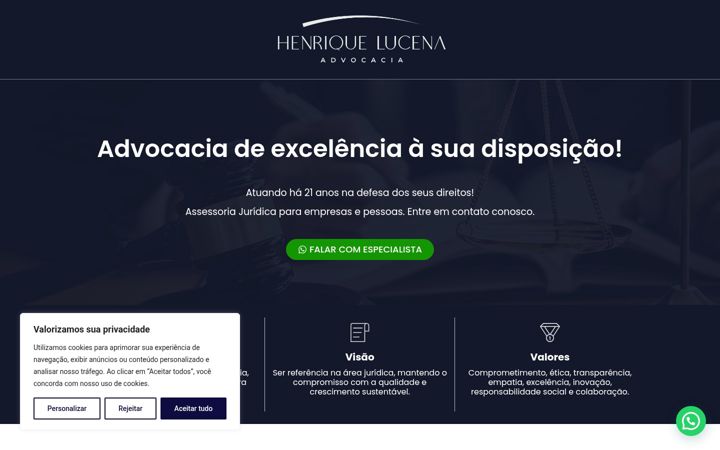 Screenshot of henriquelucena.com.br