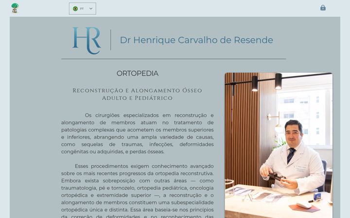 Screenshot of henriqueresende.med.br
