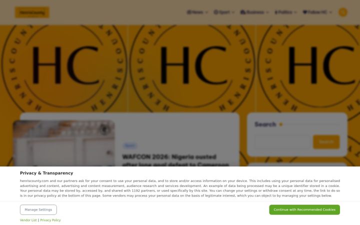 Screenshot of henriscounty.com