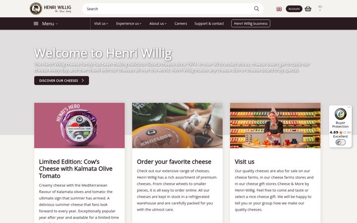 Screenshot von henriwillig.com