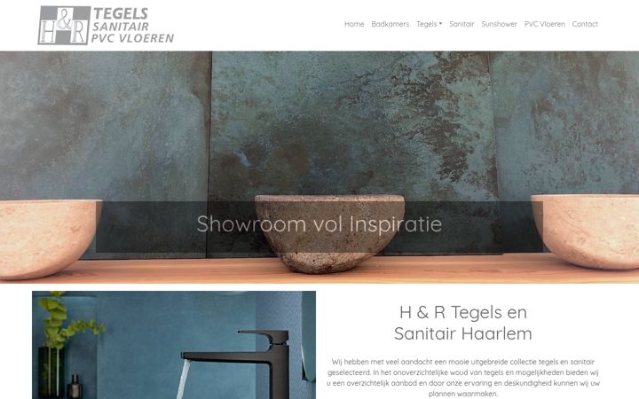 Screenshot of henrtegels.nl