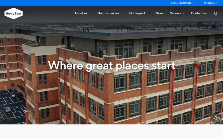 Screenshot of henryboot.co.uk