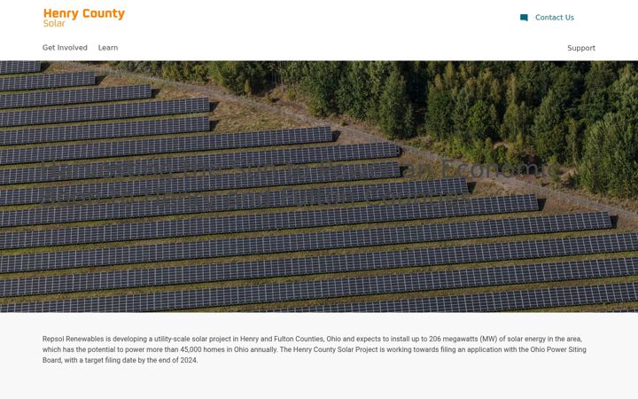 Screenshot of henrycountysolar.com