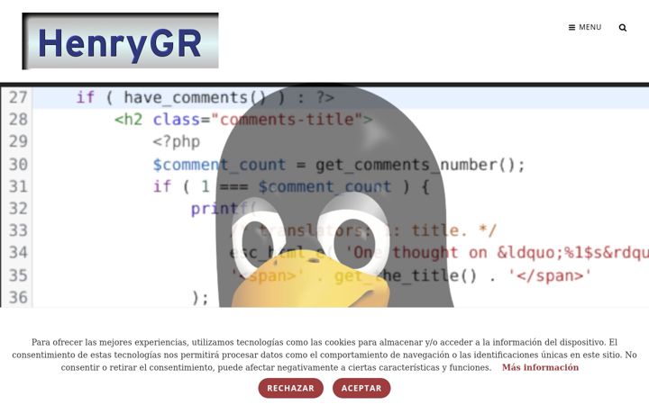 Screenshot of henrygr.com
